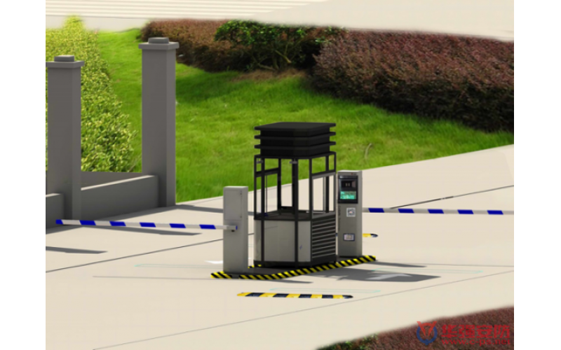 耀岳科技車牌識別道閘一體機